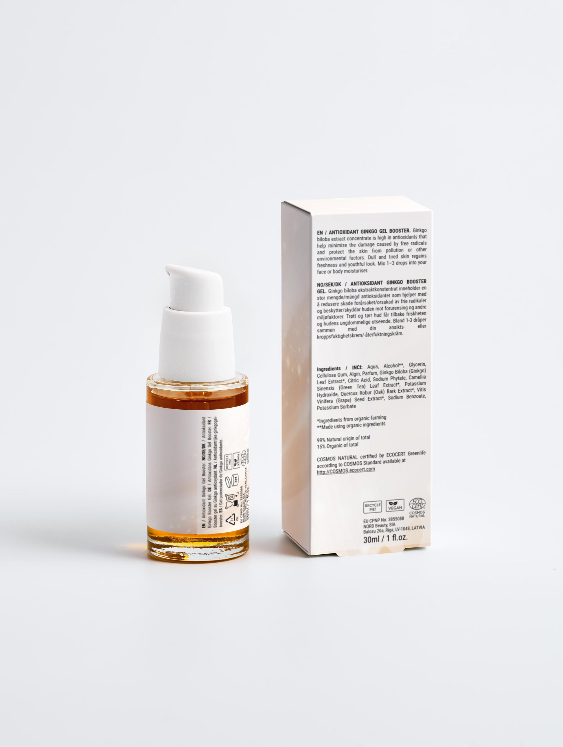 Antioxidant Ginkgo Gel Booster